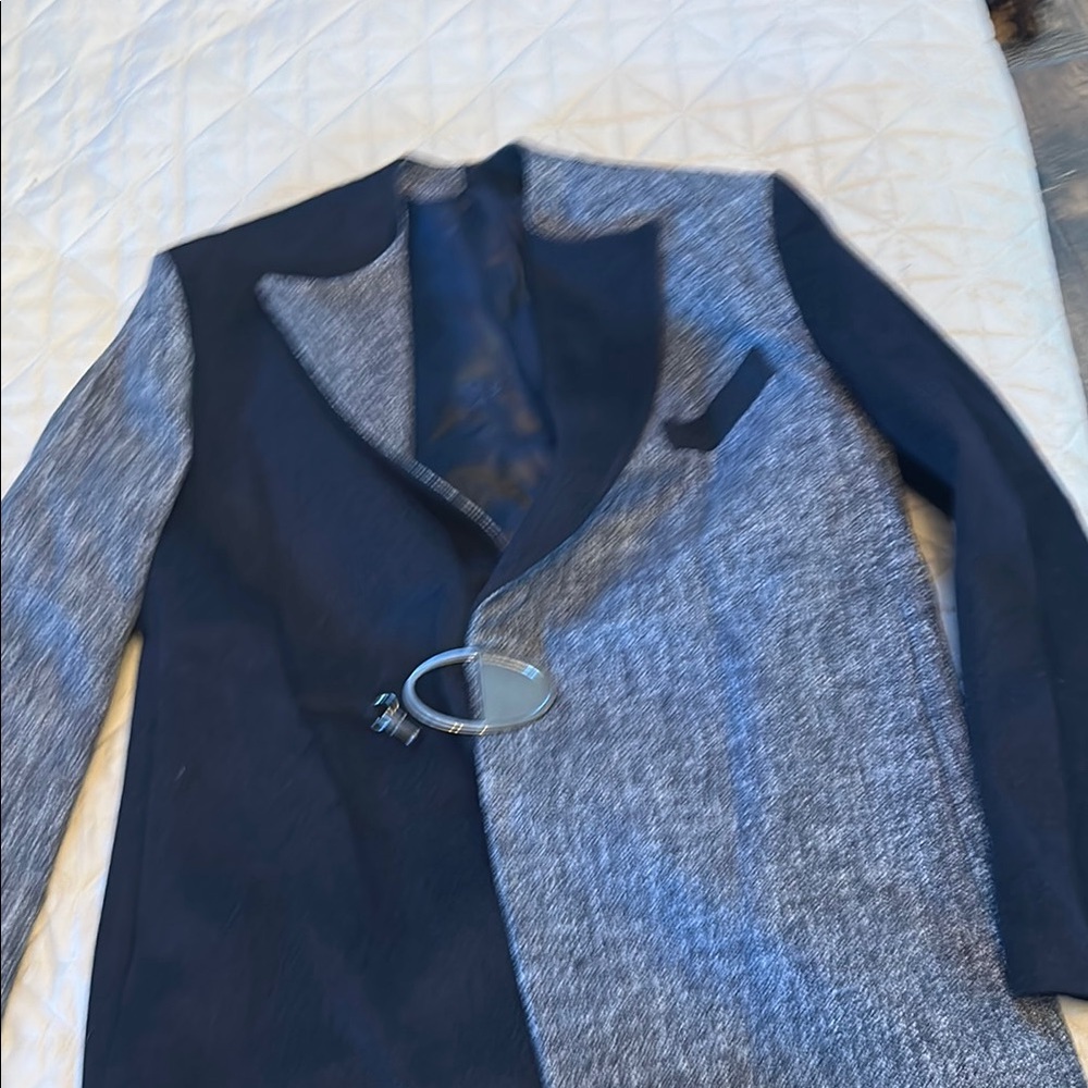 Source Unknown Black and Gray Lightweight Jacket